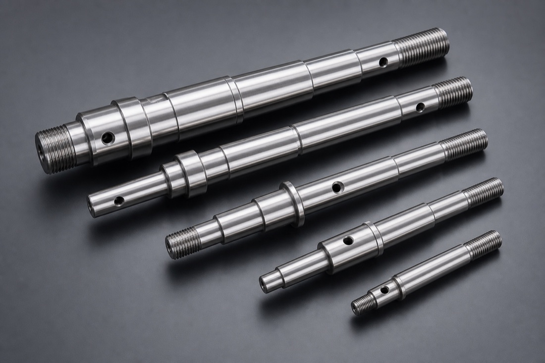 Precision stainless steel machined shafts